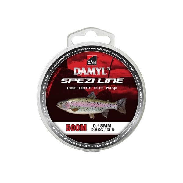 Dam Spezi Line Trout Transparant 500m 0.22mm 4.6kg