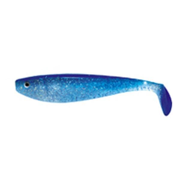 Delalande GT Shad 11cm Transulent Silver Glitter Blue Back