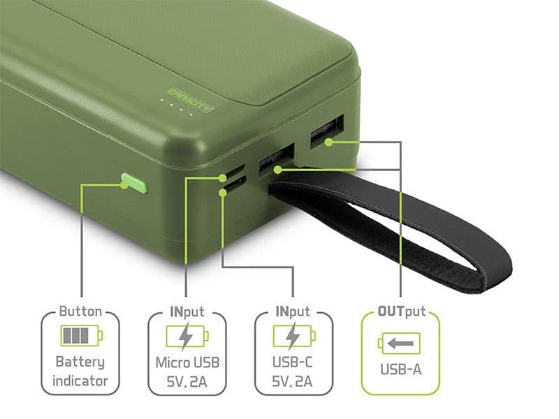Delphin powerbank Powerix 27000 mAh - foto 2