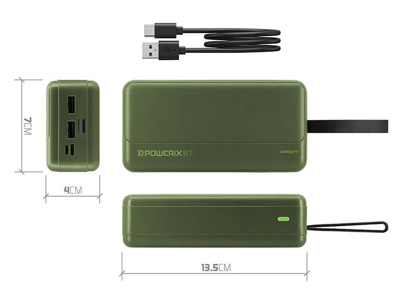 Delphin powerbank Powerix 27000 mAh - foto 3
