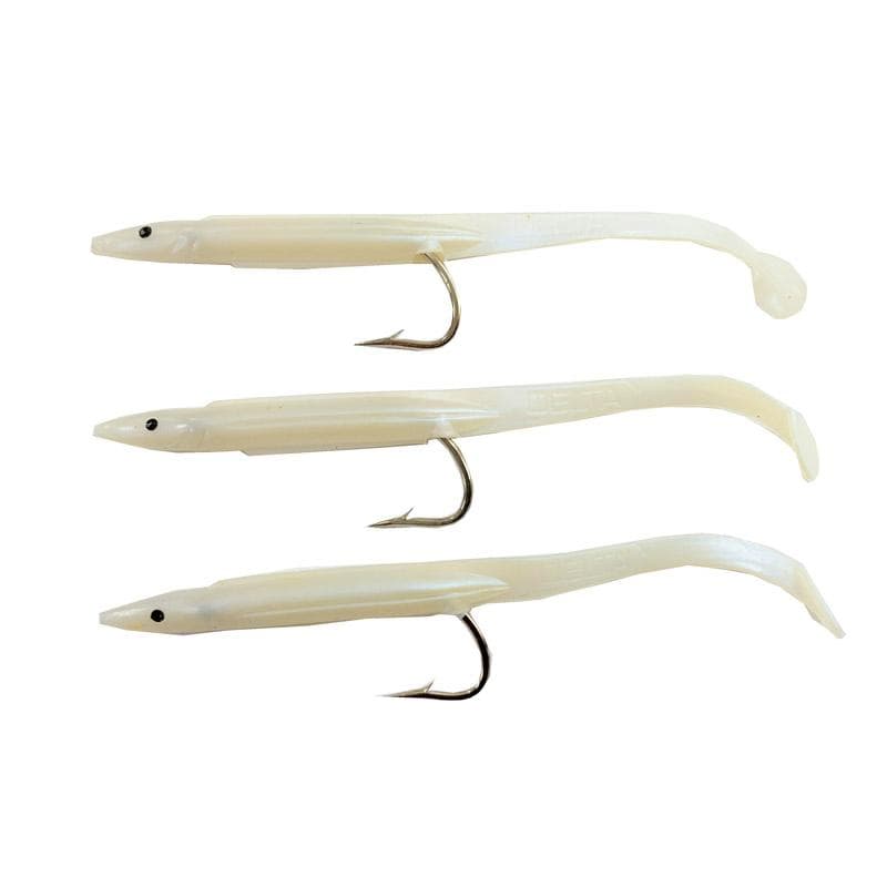 Delta Lures white pearl 10cm 3 st.