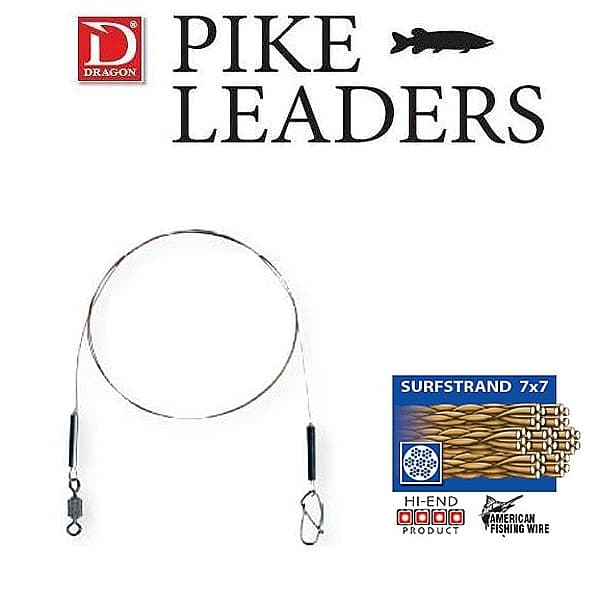 Dragon Surfstrand 7x7 Leaders 9kg 25cm