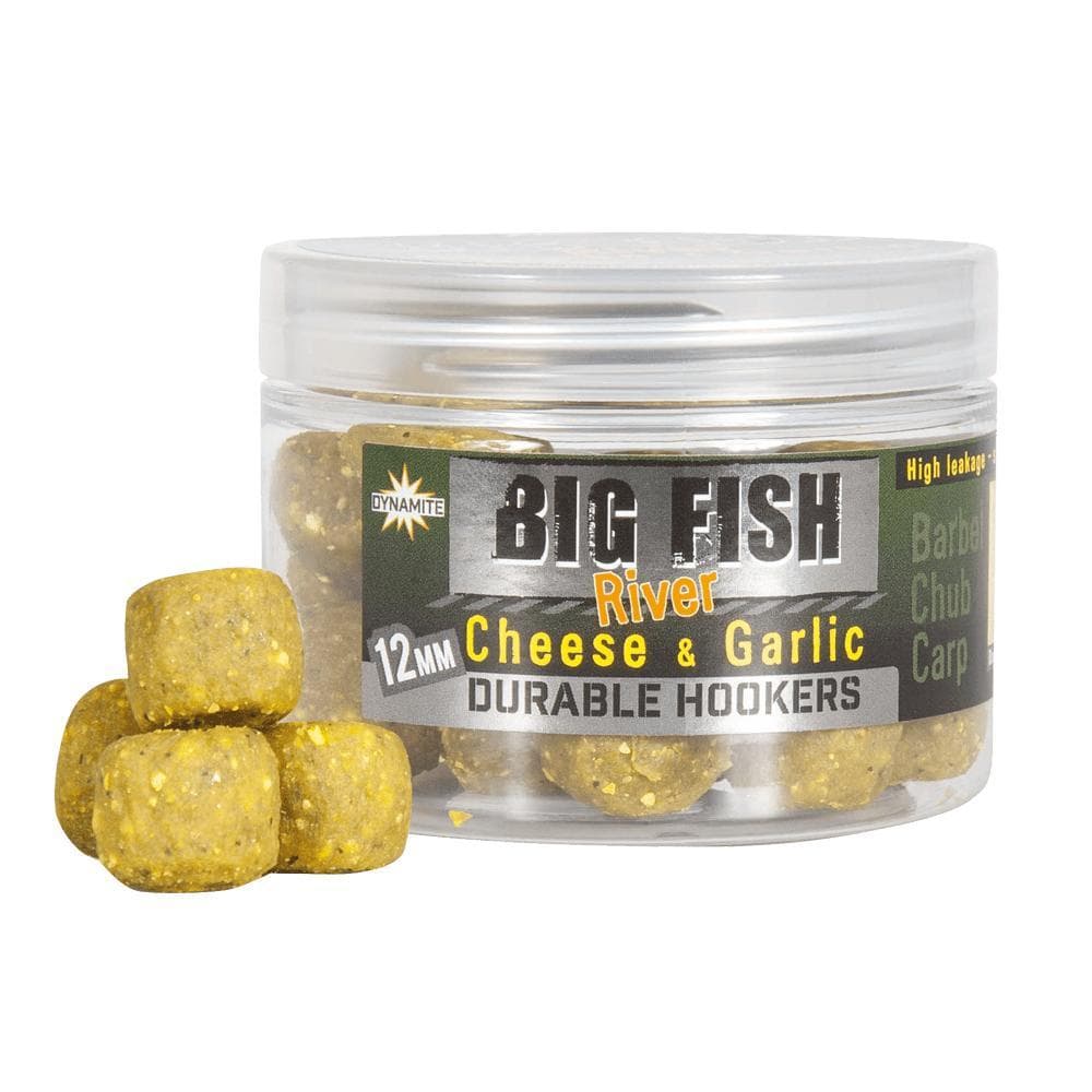 Dynamite Big Fish River Durable Hookers 12mm Cheese & Garlic