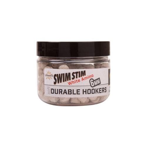 Dynamite Swim Stim Amino White Durable Hookers 6mm