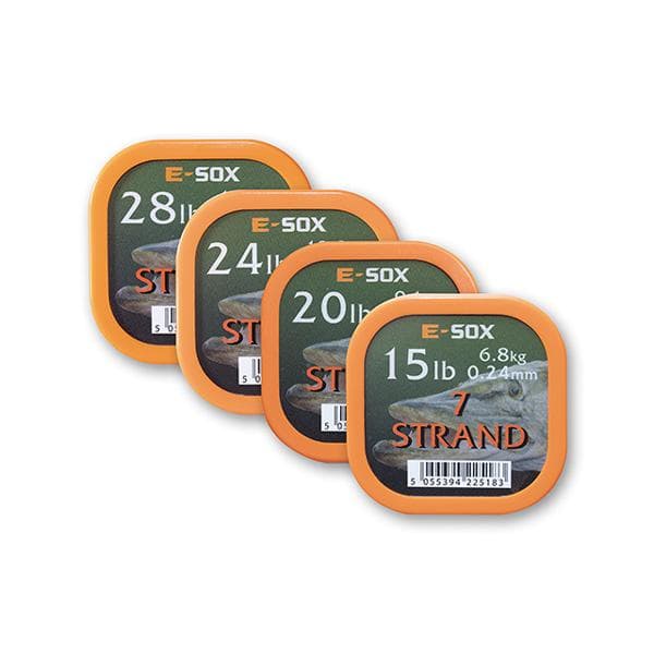 E-Sox 7 Strand Pike Wire 15 meter 15lb - 6.8kg