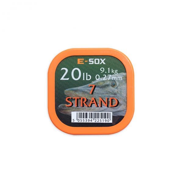 E-Sox 7 Strand Pike Wire 15 meter 20lb - 9.1kg