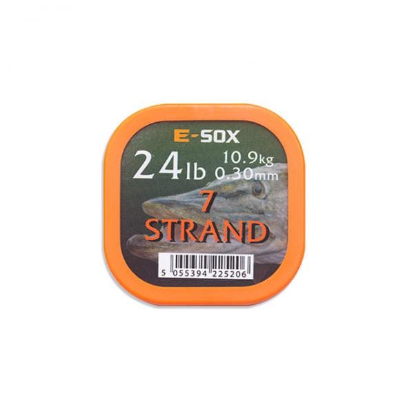 E-Sox 7 Strand Pike Wire 15 meter 24lb - 10.9kg