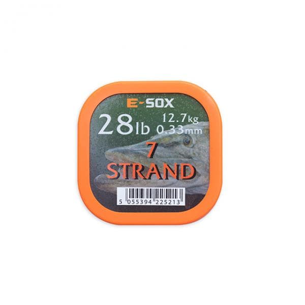 E-Sox 7 Strand Pike Wire 15 meter 28lb - 12.7kg