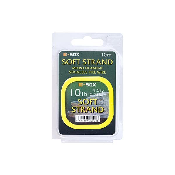 E-Sox Soft Strand Pike Wire 15 meter 10lb - 4.5kg