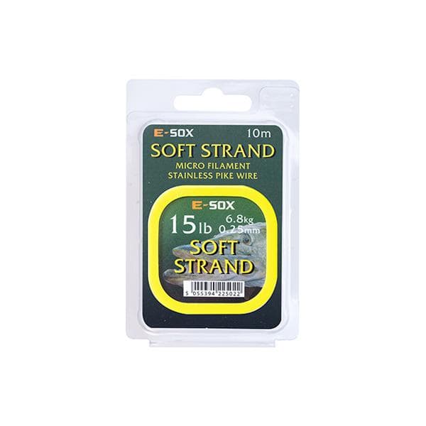 E-Sox Soft Strand Pike Wire 15 meter 15lb - 6.8kg