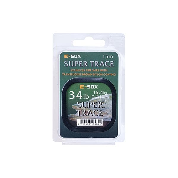 E-Sox Super Trace Wire 15 meter 34lb - 0.41mm