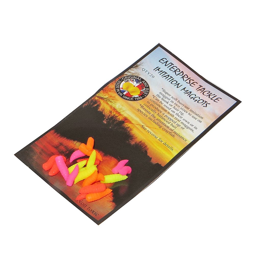 Enterprise Tackle Imitation Maggots Fluo Mix