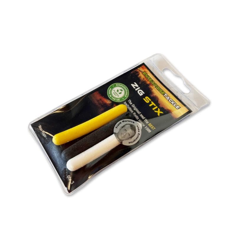 Enterprise Tackle Zig Stix White, Black, Yellow