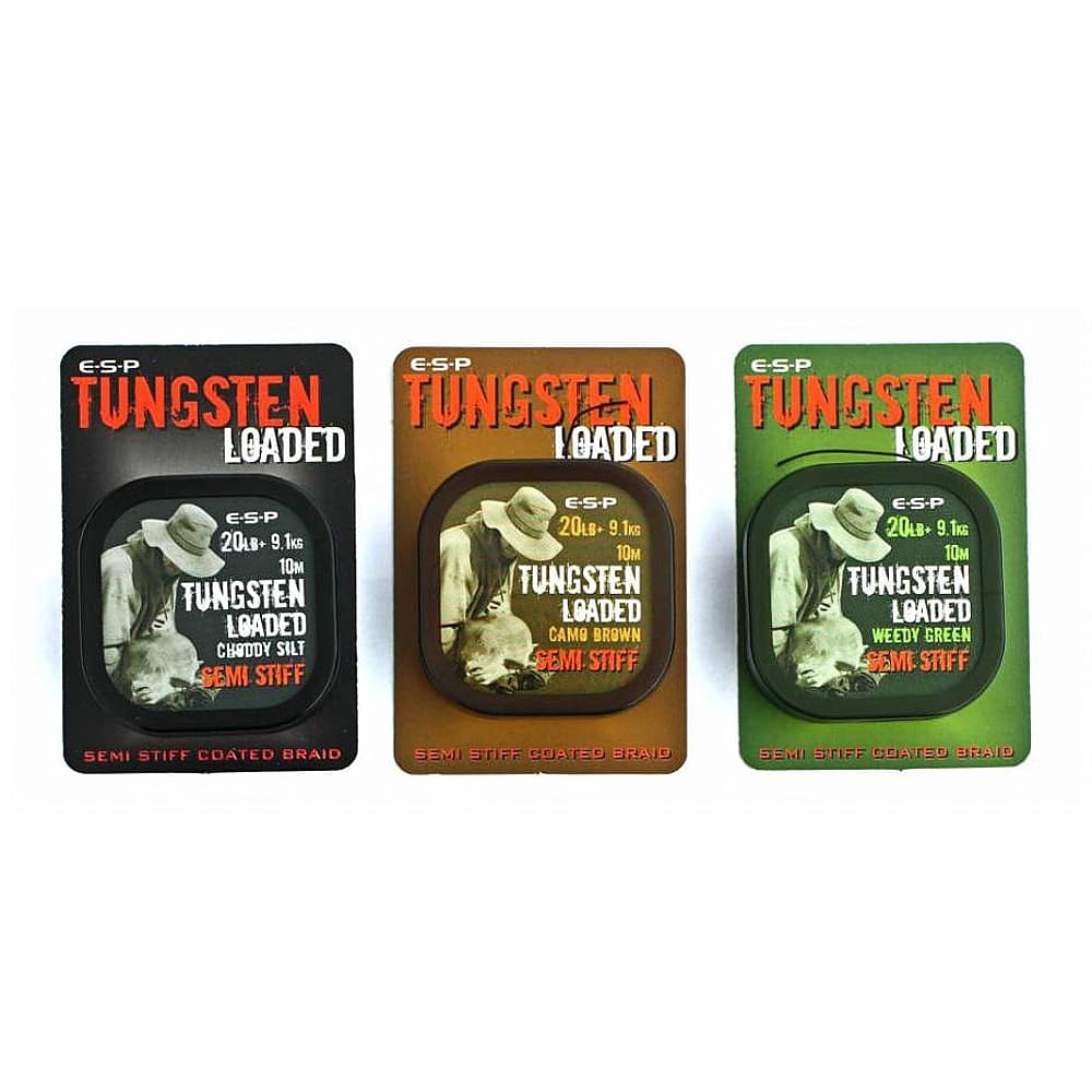 ESP Tungsten Loaded Soft 20lb 10m Weedy Green