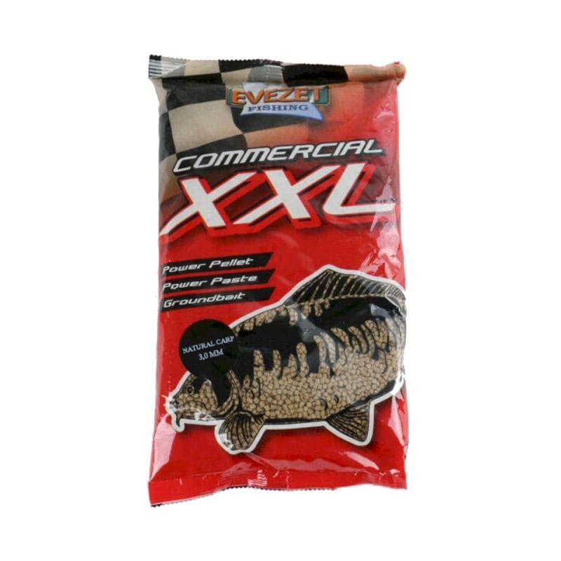 Evezet Commercial XXL Natural Carp Pellets 3mm 900g