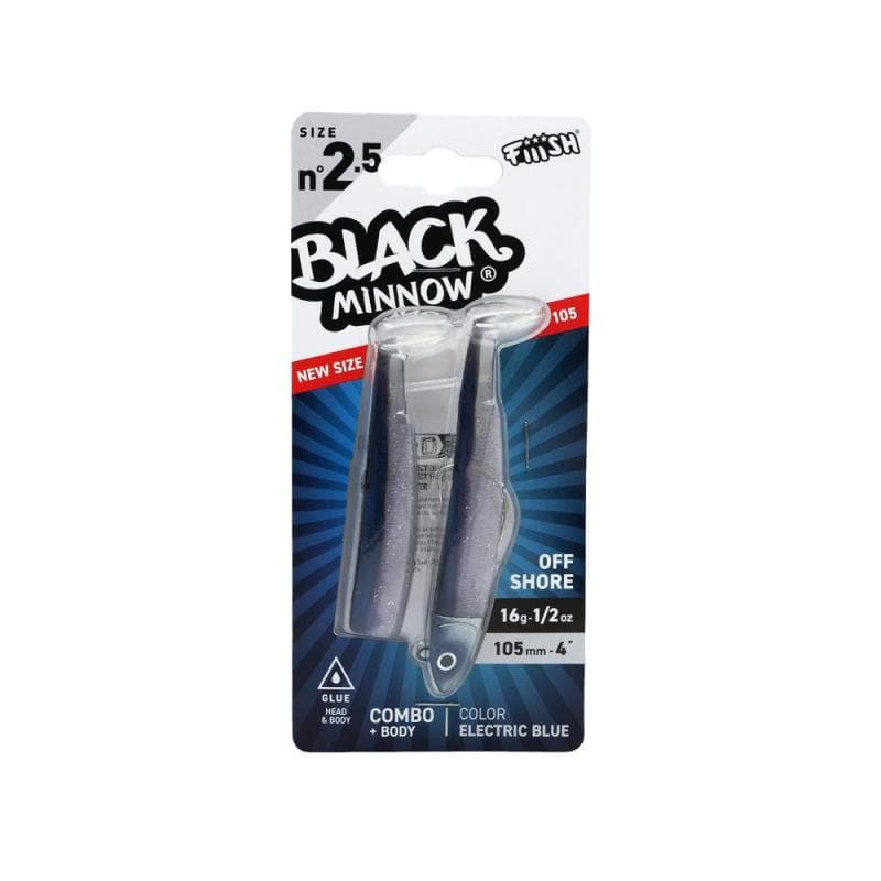 Fiiish Black Minnow 105 Combo Offshore 16g Electric Blue