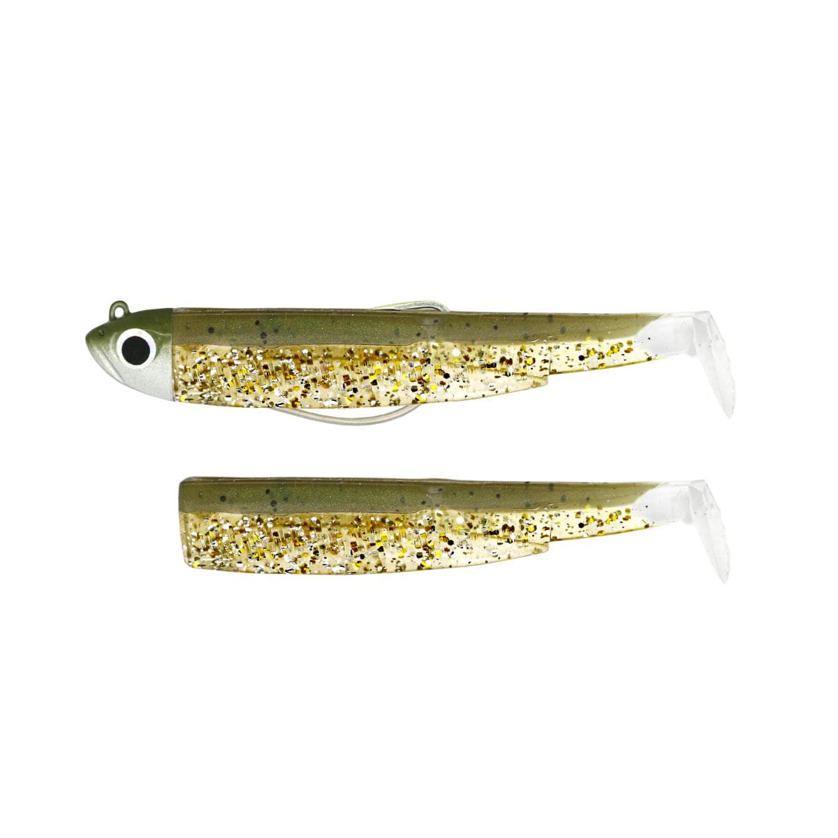 Fiiish Black Minnow 120 Combo Shore 12g Khaki Glitter