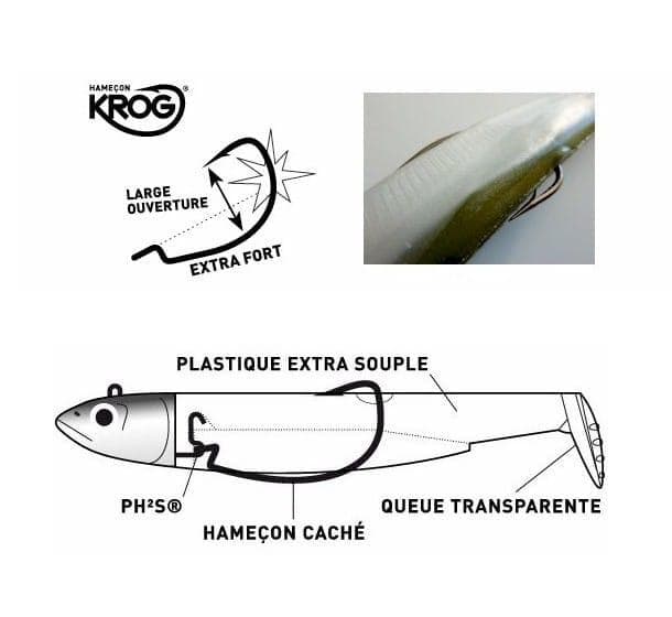 Fiiish Black Minnow 90 KROG Haak - foto 2