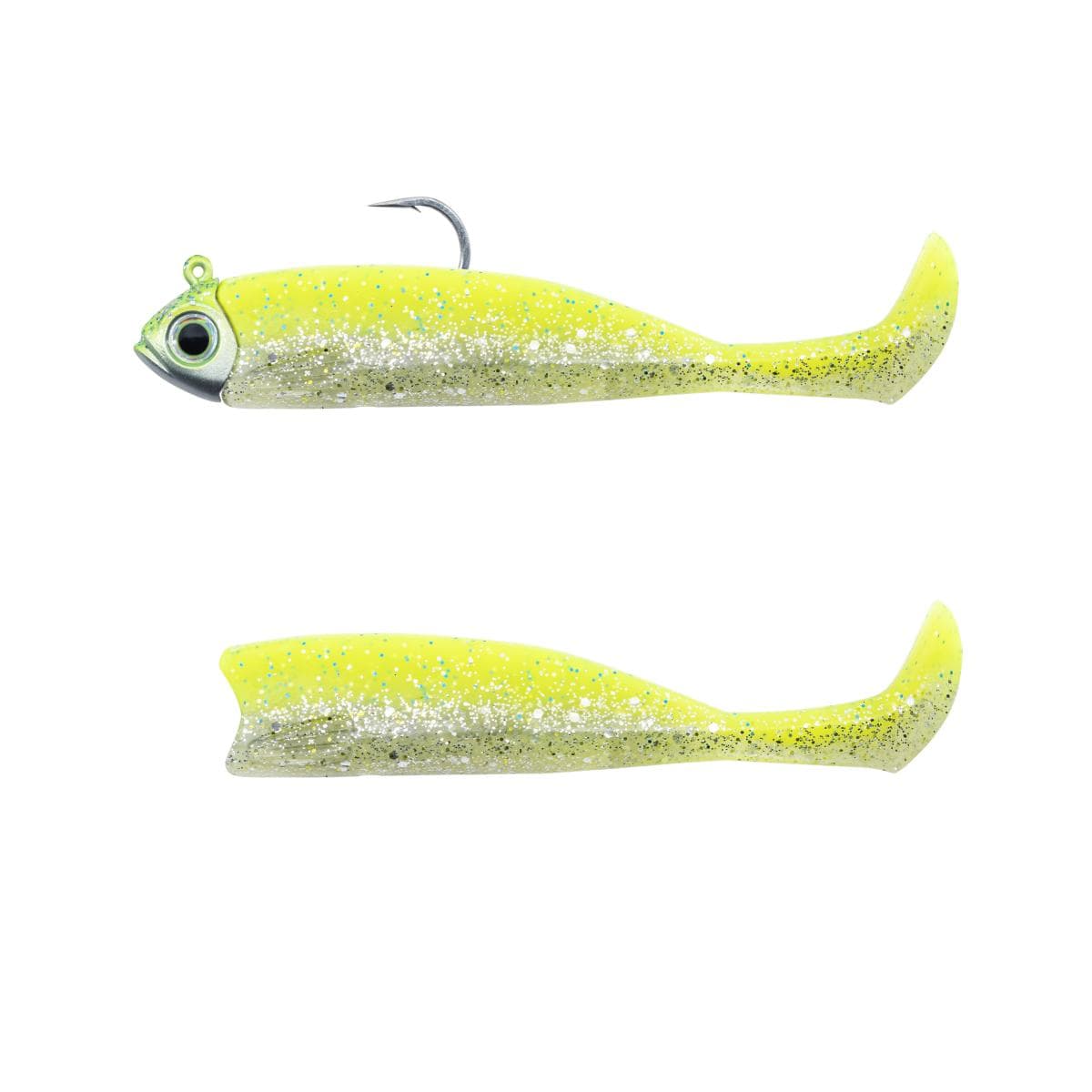 Fiiish Master Shad 125 Combo 14g Neon Chartreuse
