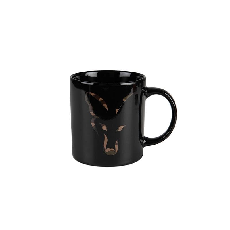 Fox Black And Camo Head Ceramic Mug