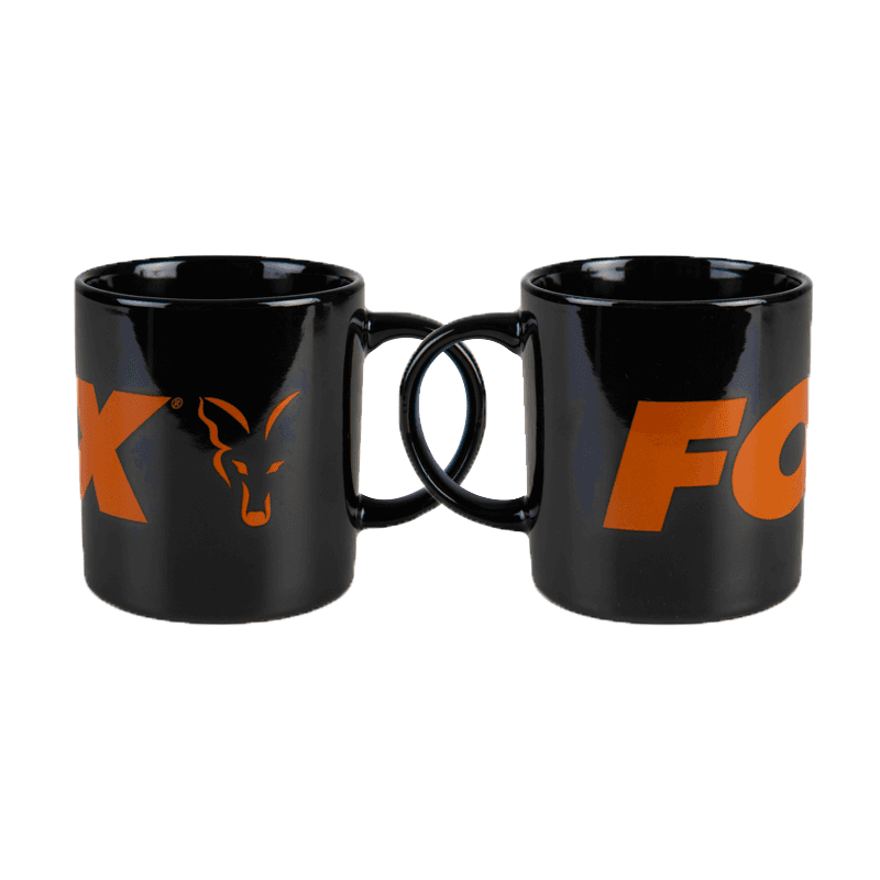 Fox Black & Orange Logo Ceramic Mug - foto 3