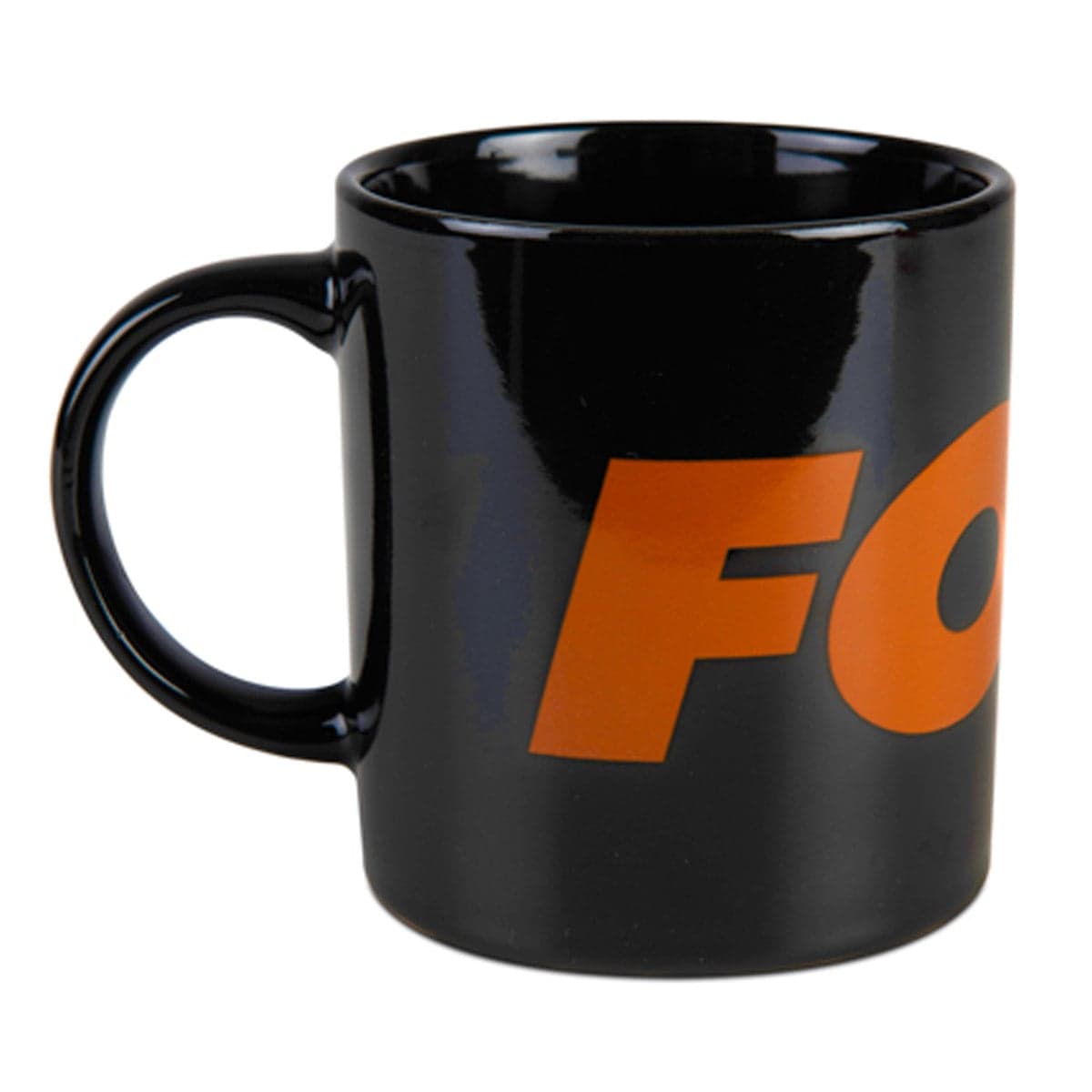 Fox Black & Orange Logo Ceramic Mug