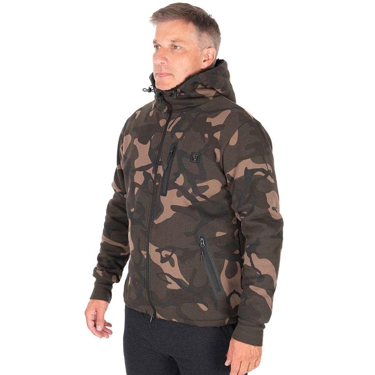 Fox Camo Full Zip Prem Sherpa 310 Hoodie Large