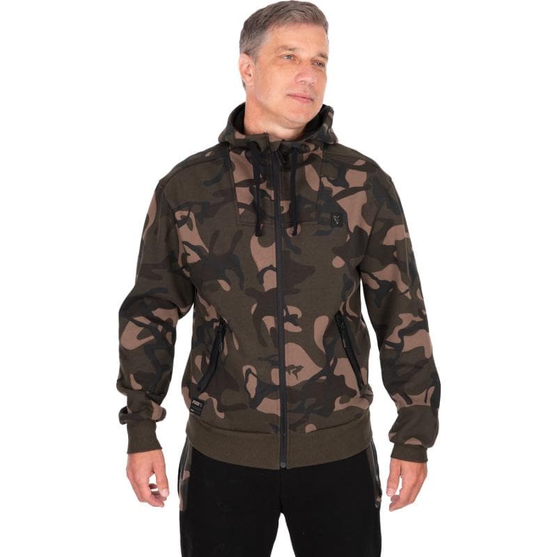 Fox Camo Full Zip Premium 310 Hoodie Medium