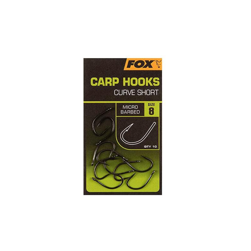 Fox Carp Hooks Curve Shank Short Size 4