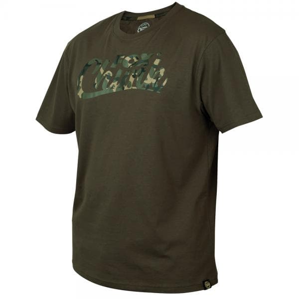 Fox Chunk Khaki Camo Print T-Shirt S