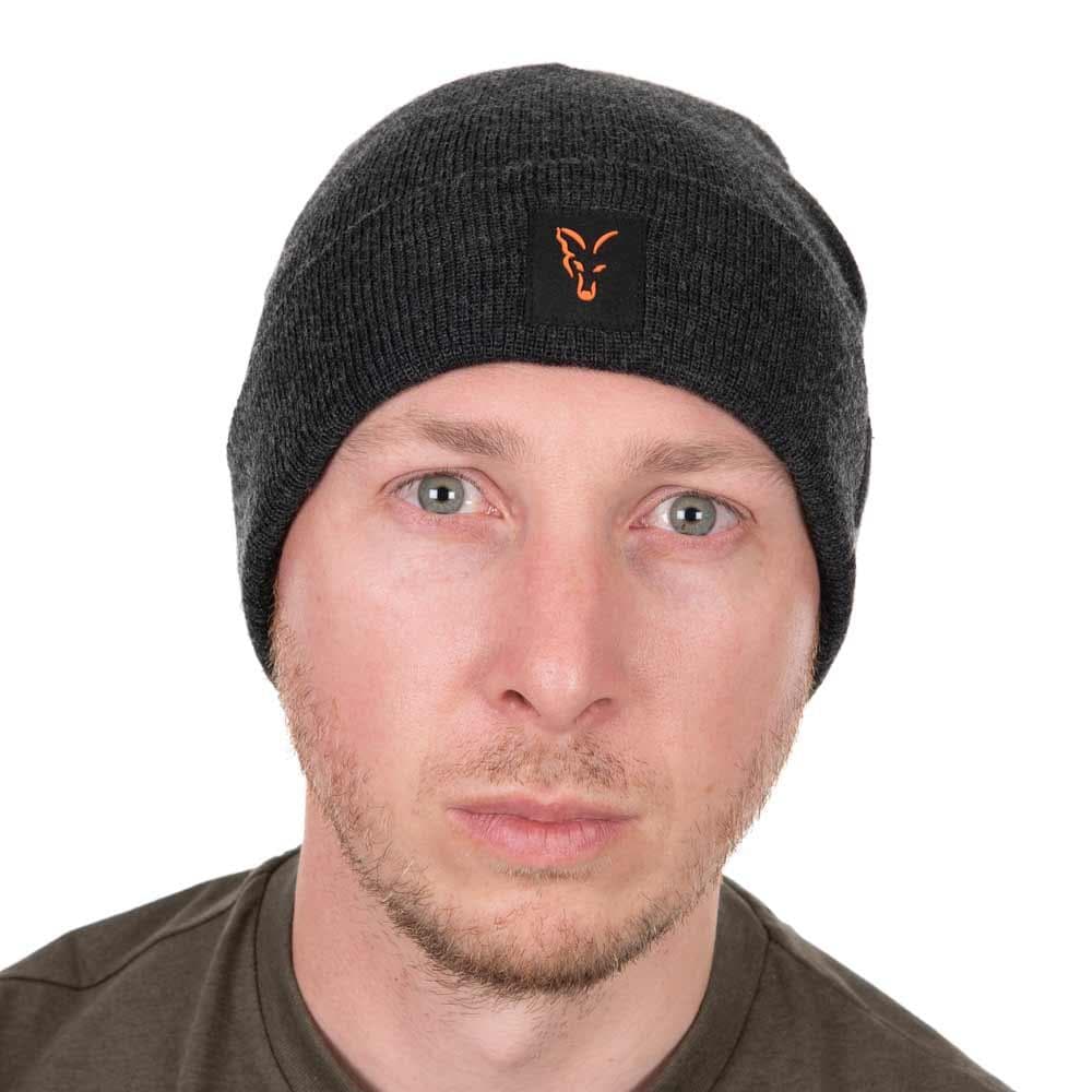 Fox Collection Beanie Black/Orange