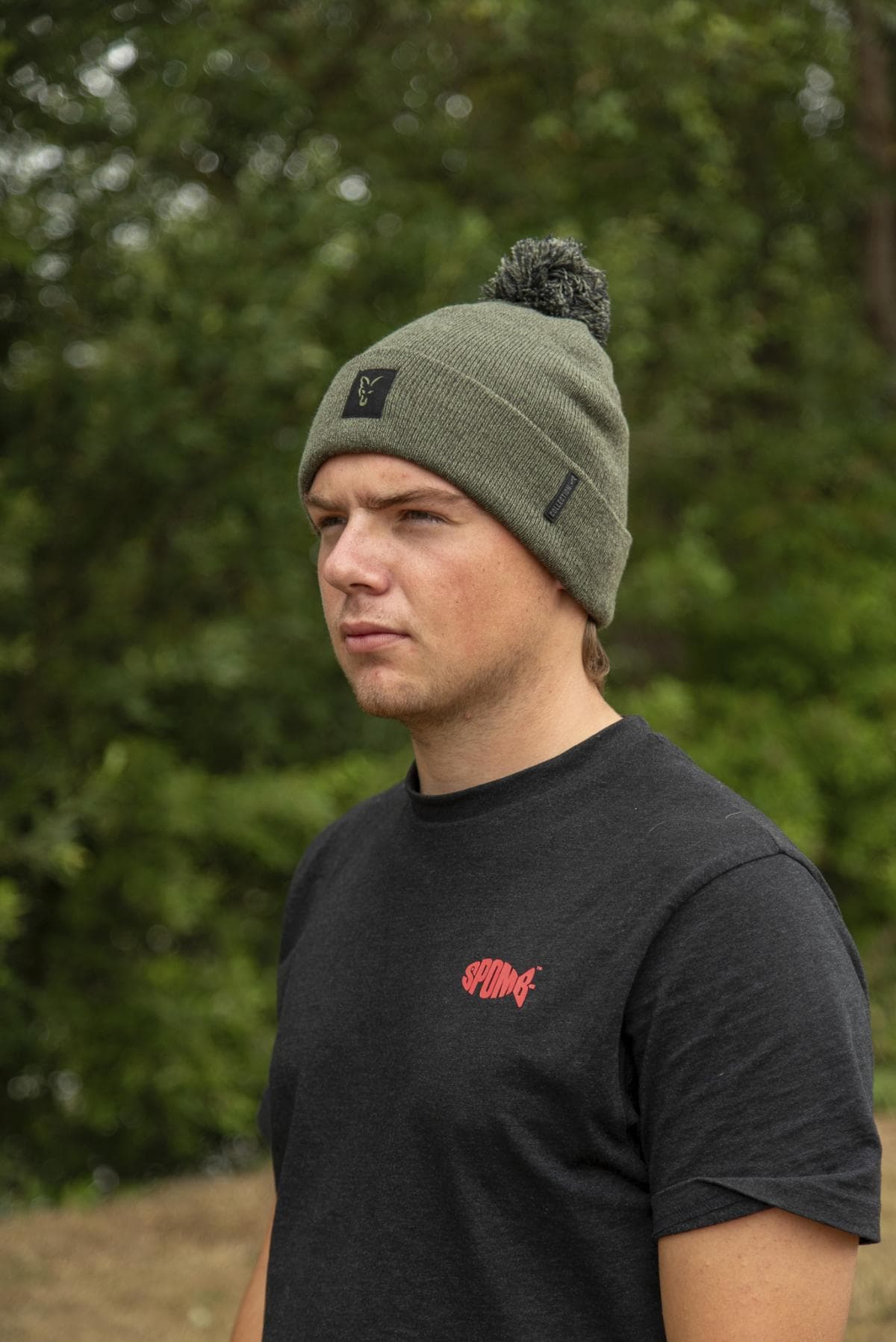Fox Collection Bobble Hat Black/Orange - foto 5