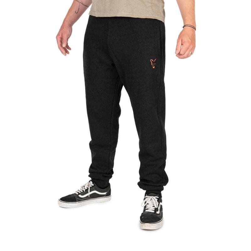 Fox Collection Joggers Black & Orange Small