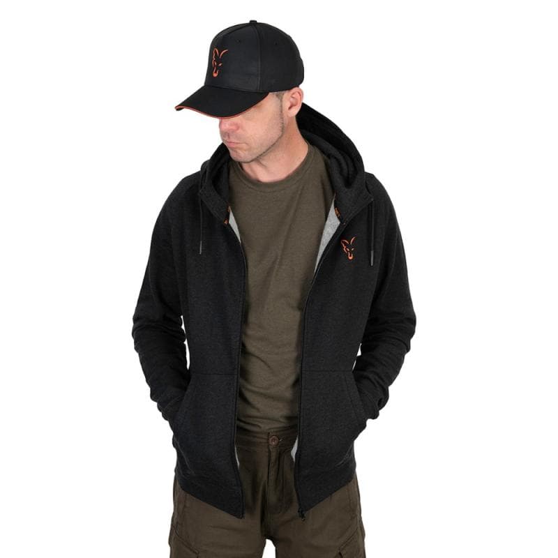 Fox Collection LW Hoody Black & Orange L - foto 2