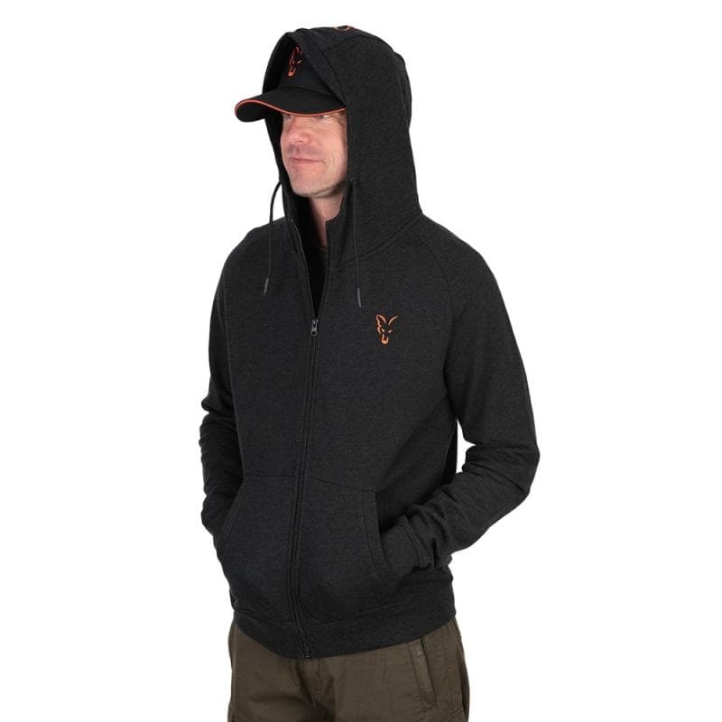 Fox Collection LW Hoody Black & Orange L - foto 3