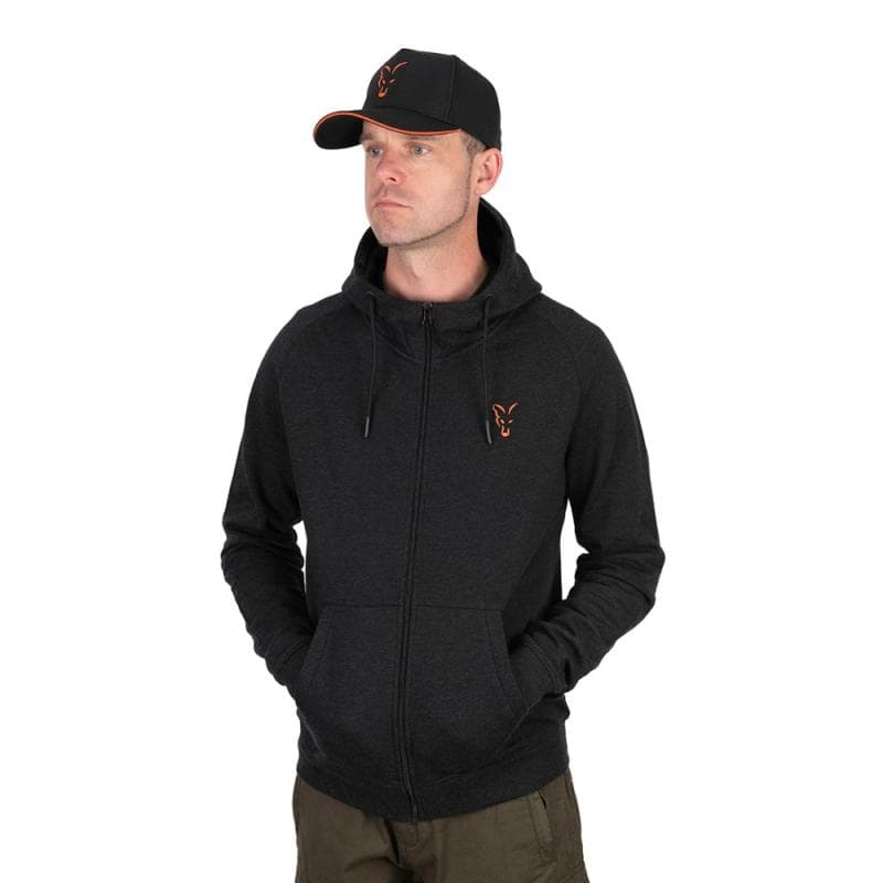 Fox Collection LW Hoody Black & Orange L