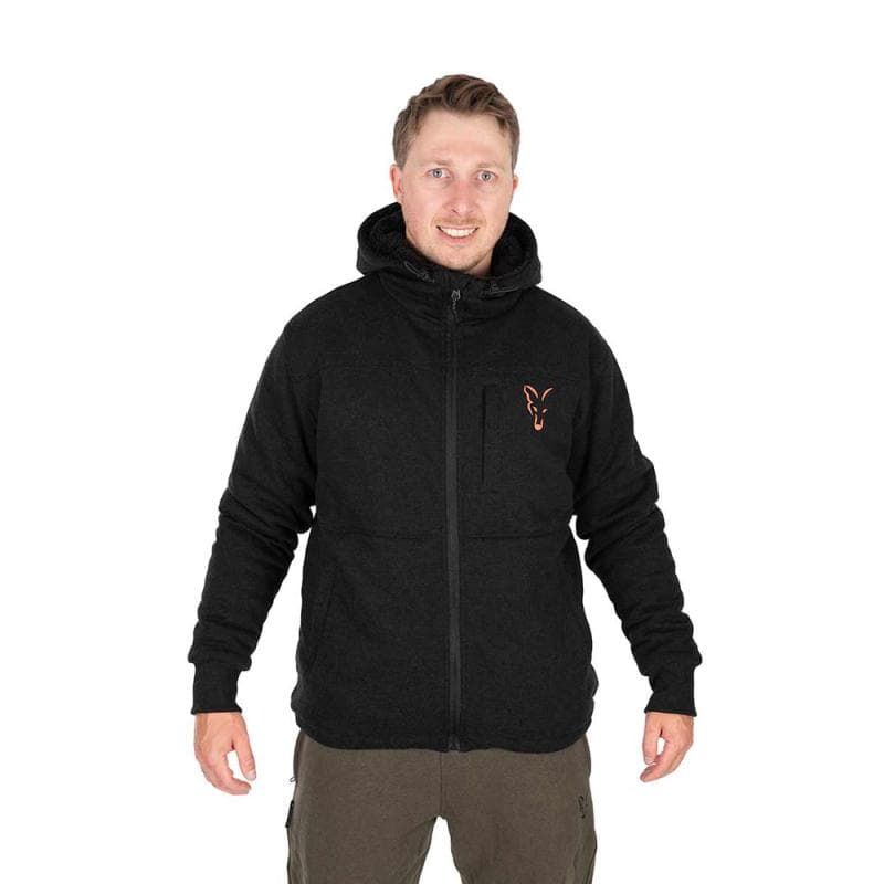 Fox Collection Sherpa Jacket Black/Orange Small - foto 3