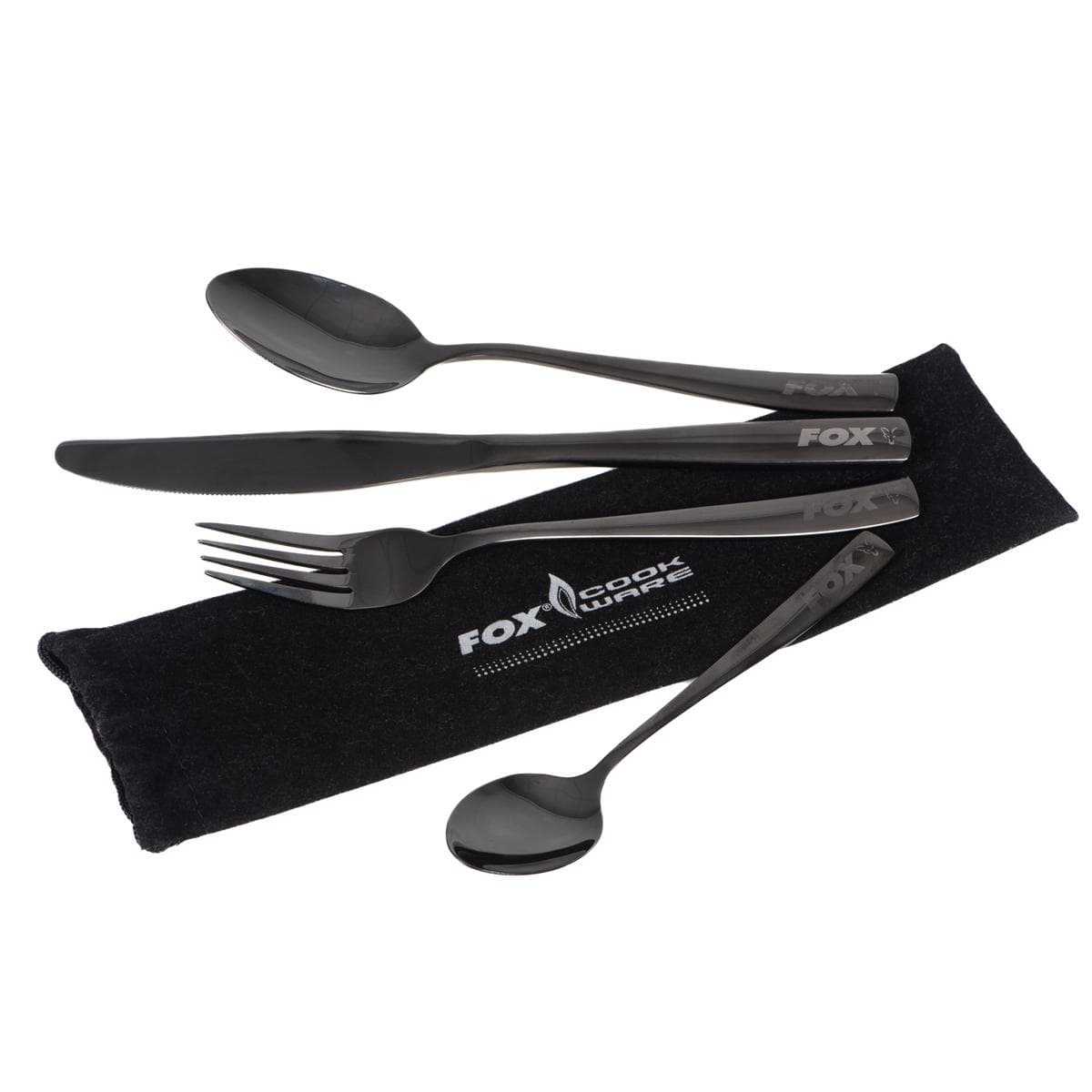 Fox Cookware Black Stainless Cutlery Set