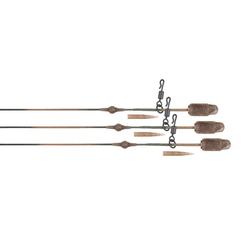 Fox Edges Camo Heli-Clip Rigs 50lb Leadcore