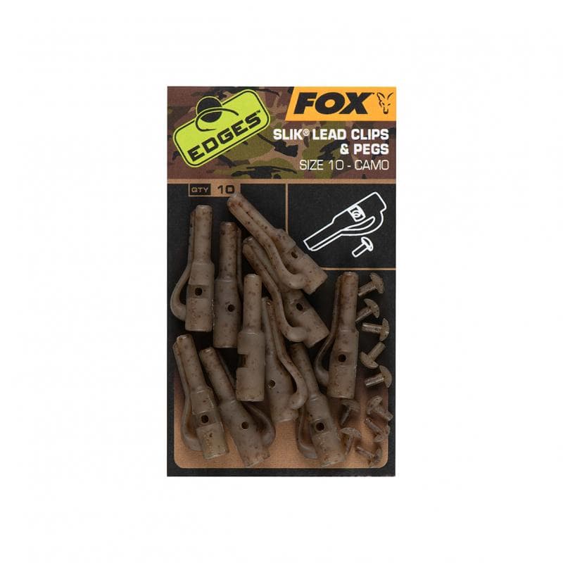 Fox Edges Camo Size 10 Slik Lead Clip