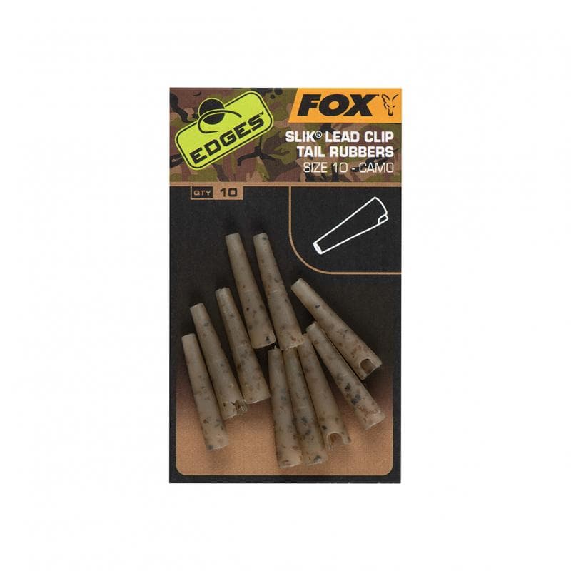 Fox Edges Camo Size 10 Slik Tail Rubber