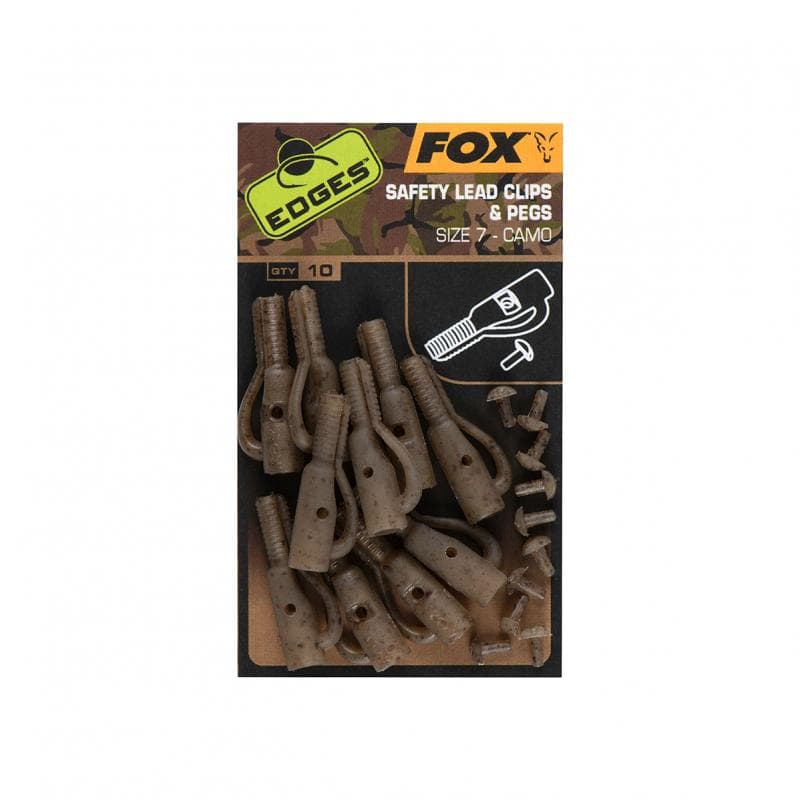 Fox Edges Camo Size 7 Lead Clip