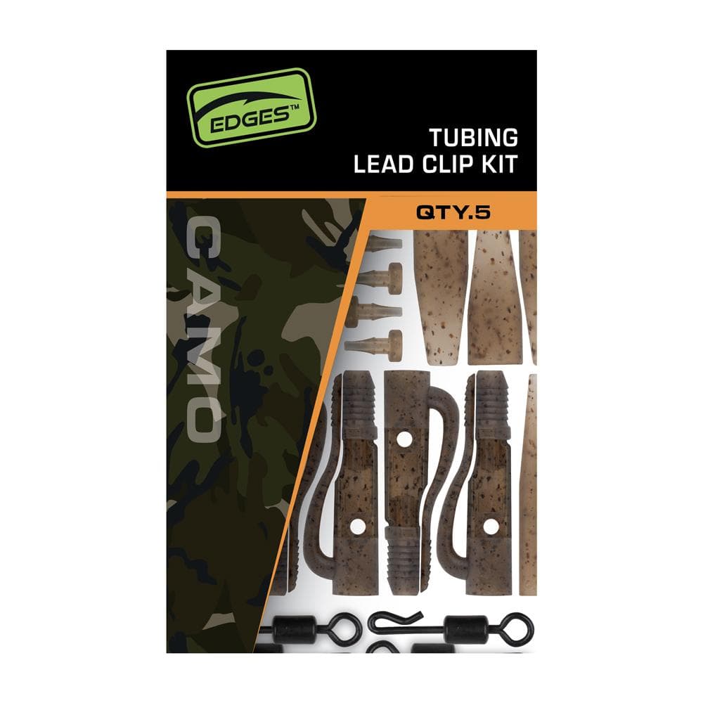 Fox Edges Camo Tubing Leadclip Kit
