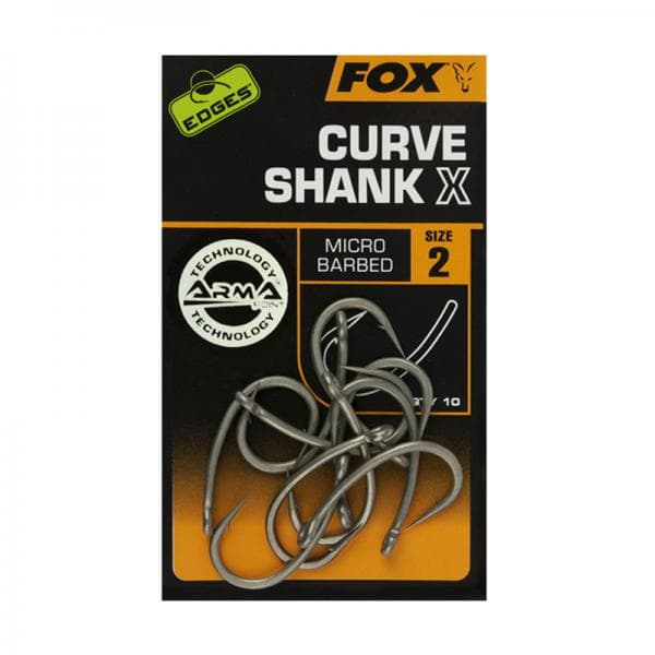Fox Edges Curve Shank X Hooks Size 2