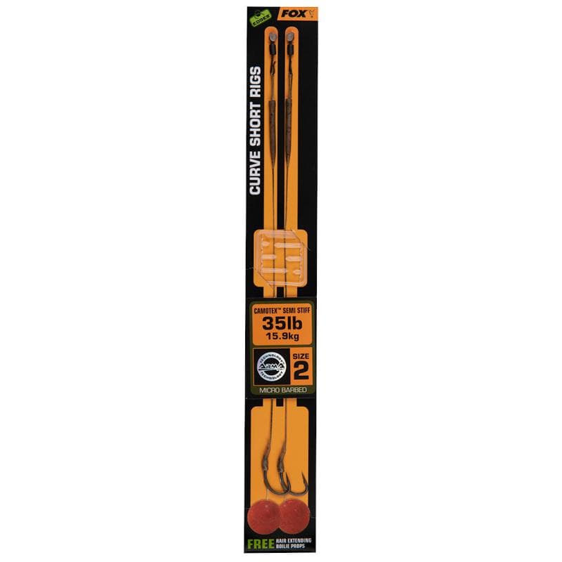 Fox Edges Curve Short Camotex Semi Stiff Rig Size 2