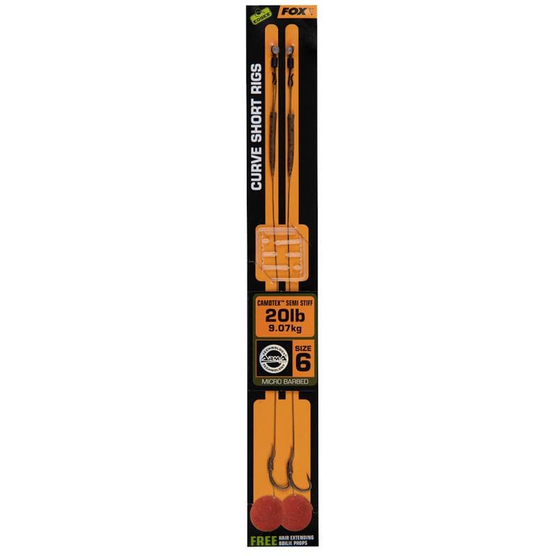 Fox Edges Curve Short Camotex Semi Stiff Rig Size 6