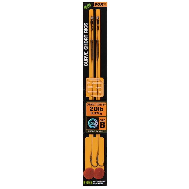 Fox Edges Curve Short Camotex Semi Stiff Rig Size 8