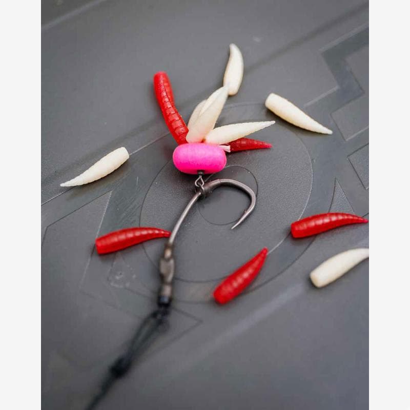 Fox Edges Essentials Pop-up Maggots Red & White - foto 3