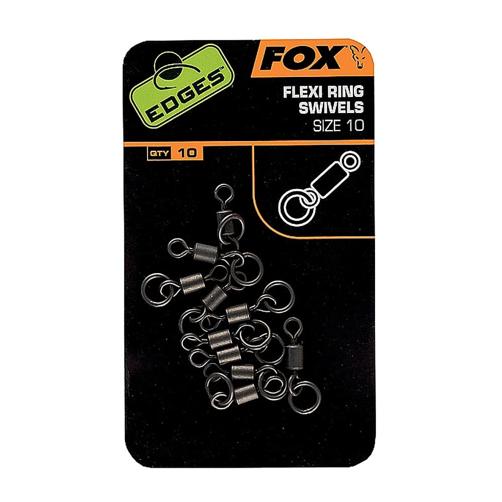 Fox Edges Flexi Ring Swivel Size 10