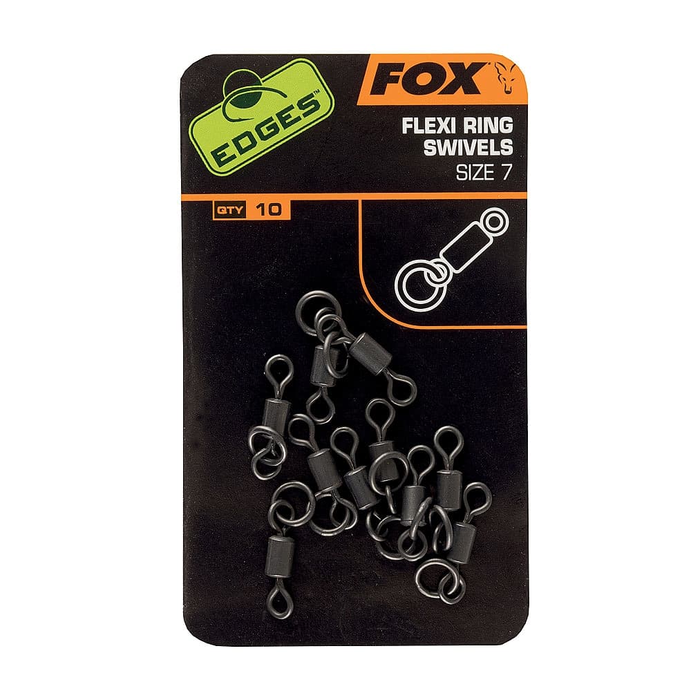 Fox Edges Flexi Ring Swivel Size 7